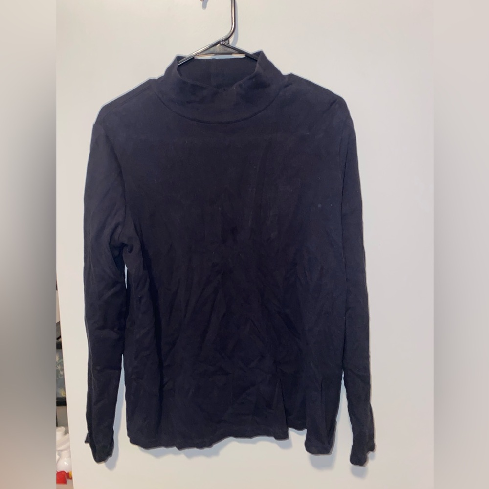 Casual Mock neck Tee